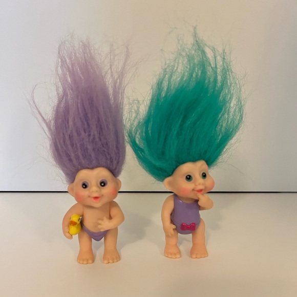 Vintage troll toy set - Picture 1 of 3
